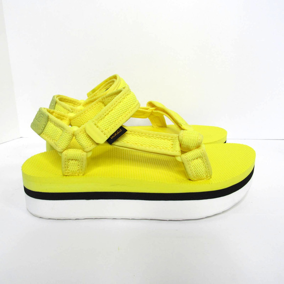 🔥SOLD🔥TEVA FLATFORM UNIVERSAL MESH PRINT SANDALS SZ 8 - Picture 4 of 6